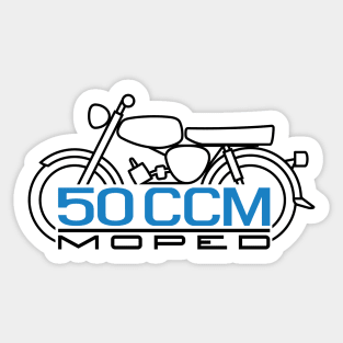 Scooter S50 50cc Emblem (black) Sticker